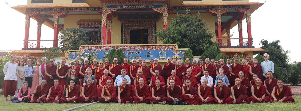 The Tukdam Project team with Mundgod monastery leadership.