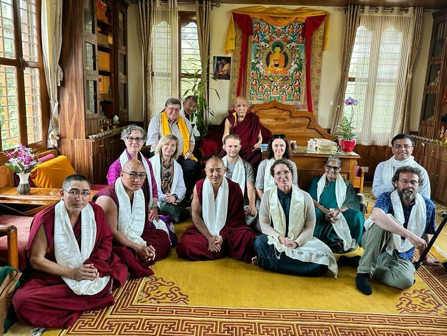 The Tukdam Project team had the rare opportunity to have an audience with His Holiness Gaden Tri Rinpoche.