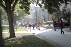 Uw Madison Students Walking On Campus