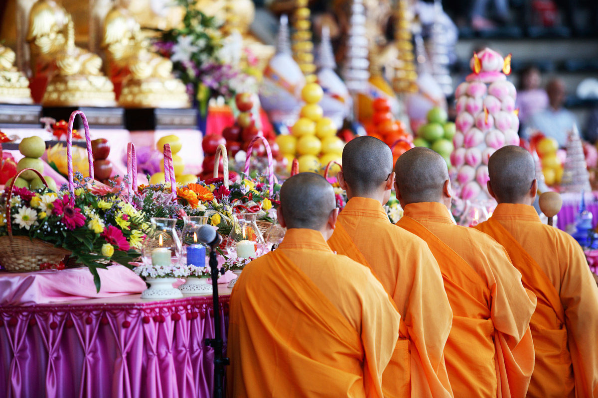 Buddhist ritual photo by CreativaImages via iStock