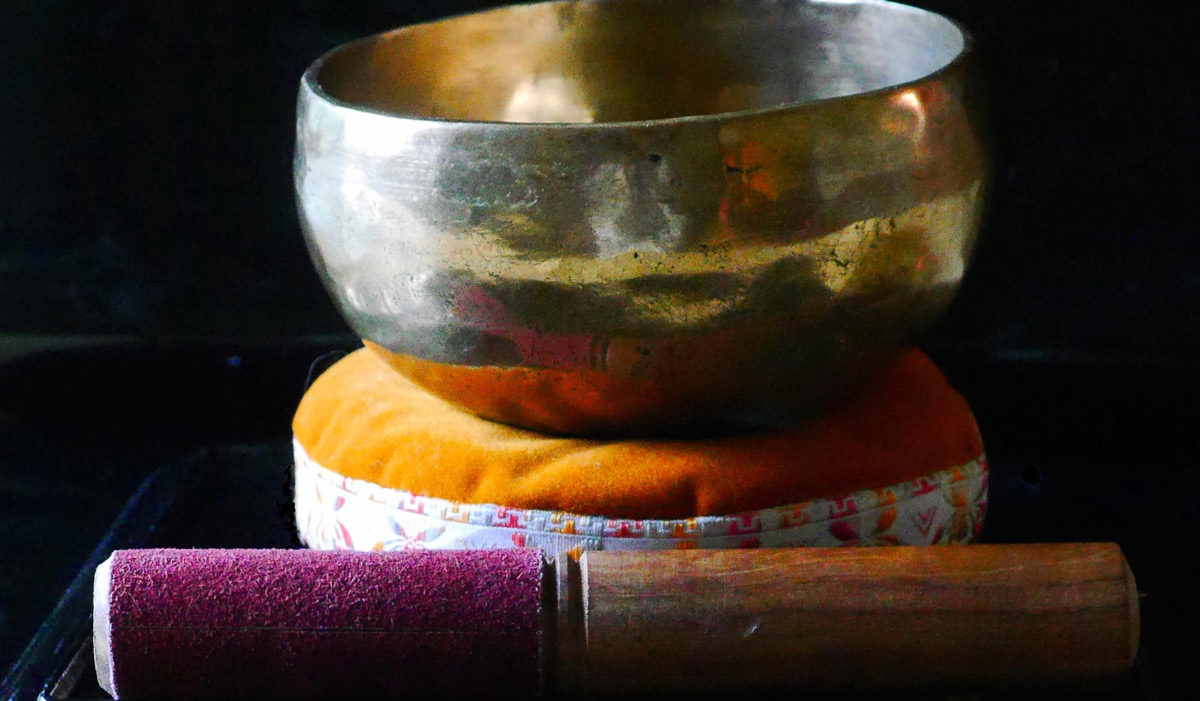 Photo of Tibetan singing bowl by bkkm via iStock