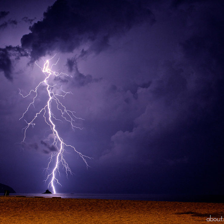 Lightning Beach Photo by gerlos via Flickr  Cc